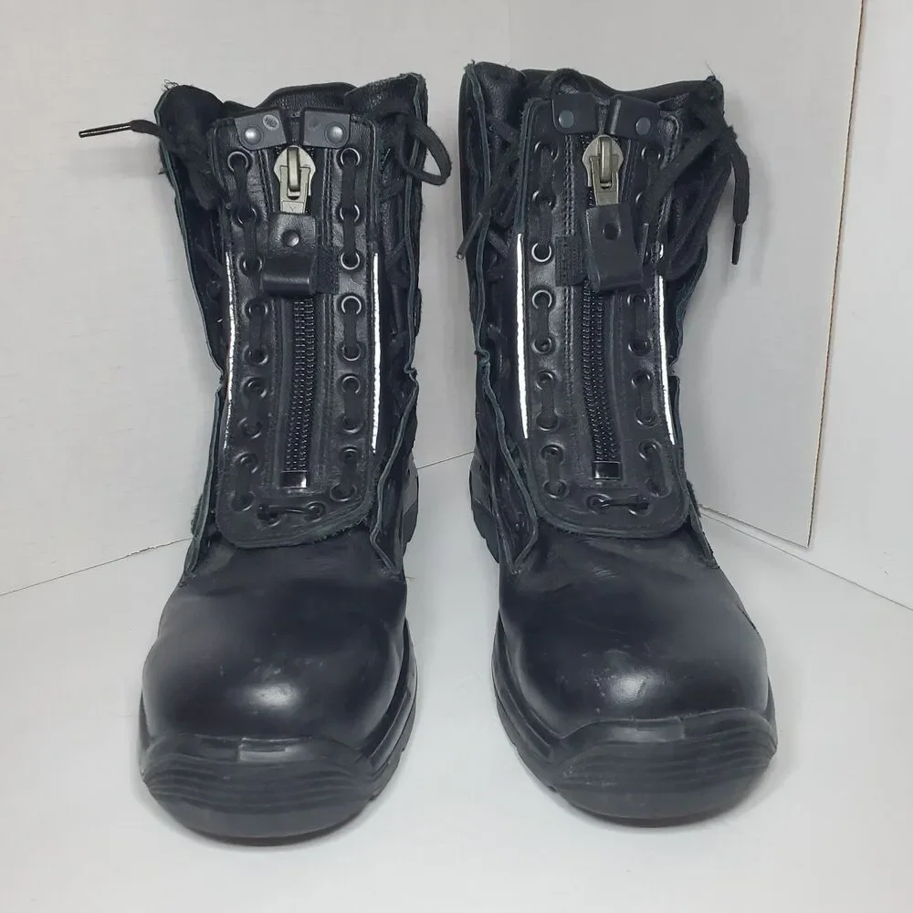 HAIX AirPower XR2 Men 8.5 M Leather Steel Toe Boots EMS Firefighter Tactical